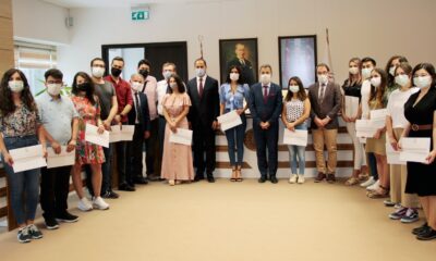 16 Üniversiteden 36 kursiyer belgelerini aldı