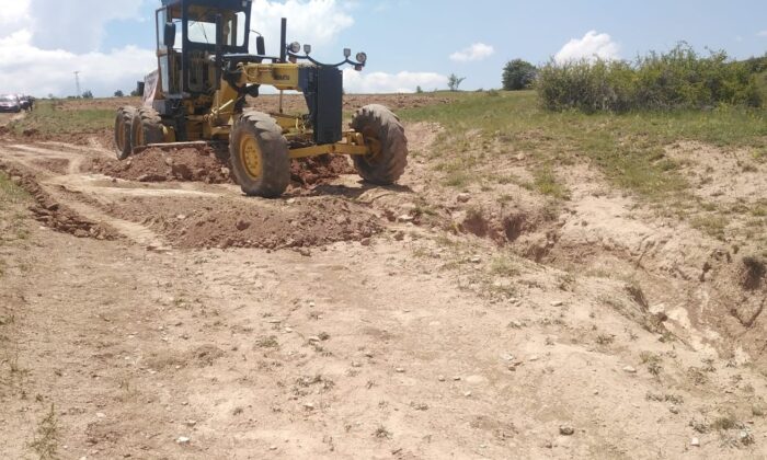 35 Köyde arazi yolu açma çalışmaları başlatıldı