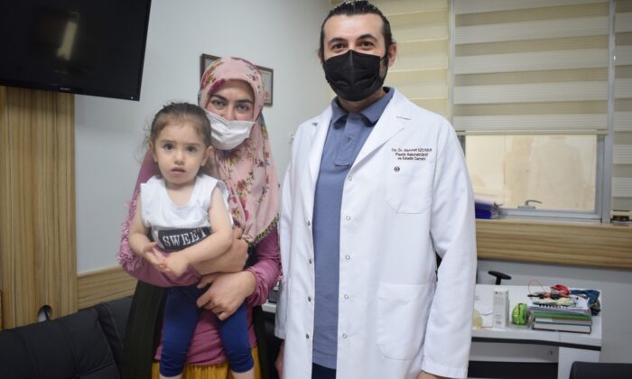 6 parmaklı bebeğe ANKA’da başarılı operasyon