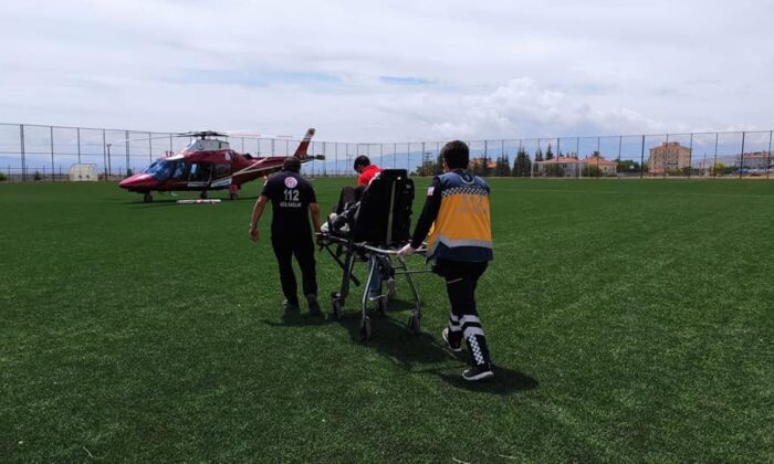 76 yaşındaki hasta hızlı sevkle nefes alabilecek