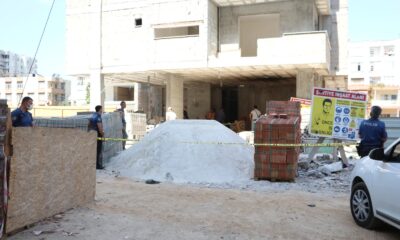 8. kattan taşıdığı kumların üstüne düşen işçi öldü