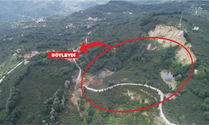 80 yıllık heyelan böyle durdu