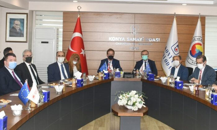 AB Büyükelçisinden KSO’ya ziyaret