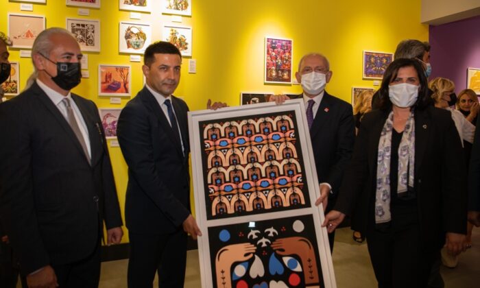 Ada Modern Sanat Galerisi’ni CHP Genel Başkanı Kılıçdaroğlu açtı