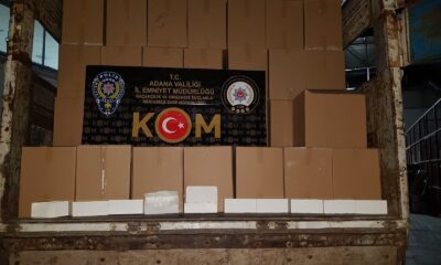 Adana’da kaçakçılık operasyonu