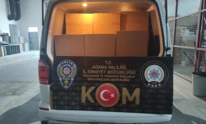 Adana’da kaçakçılık operasyonu