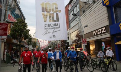 Adapazarı’nda pedallar kurtuluş için çevrildi