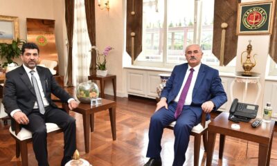 ADÜ Rektörü Aldemir, Yargıtay Birinci Başkanı Mehmet Akarca ile görüştü