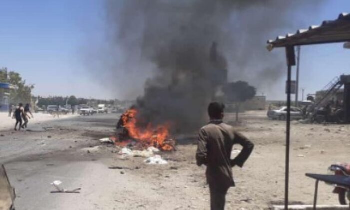 Afrin’de patlama : 1 ölü, 4 yaralı