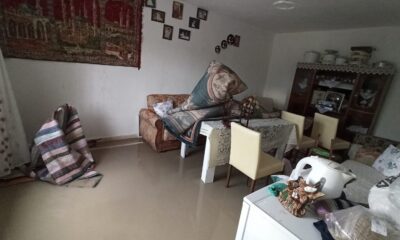 Afyonkarahisar’da 20 ev ve 10 ahırı sel bastı