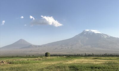 Ağrı Dağı heybetiyle misafirlerini ağırlıyor