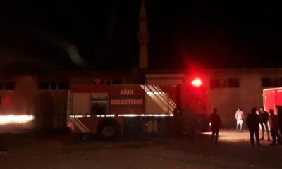 Ağrı’da çıkan yangın söndürüldü