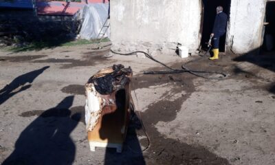 Ağrı’da korkutan yangın