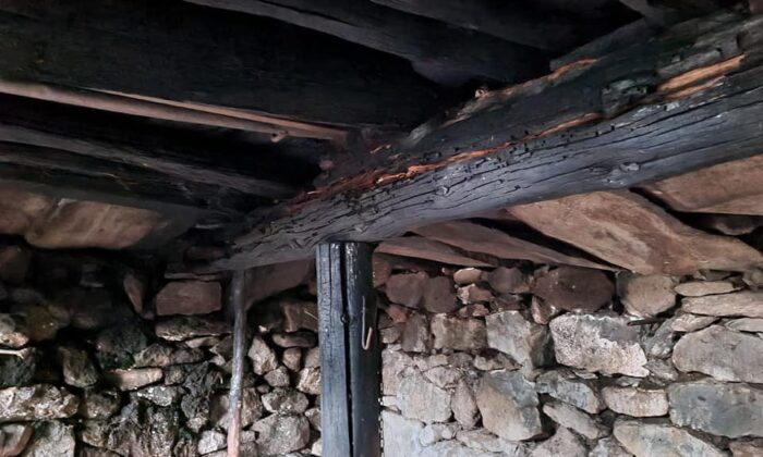 Ahırda yangın çıktı, 10 büyükbaş hayvan telef oldu