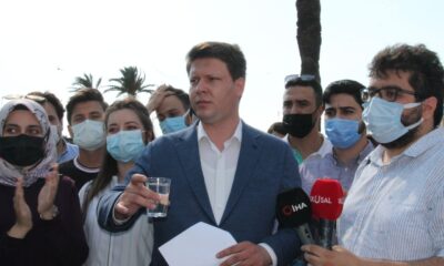 AK Gençler’den Başkan Soyer’e ’bir bardak su’ tepkisi