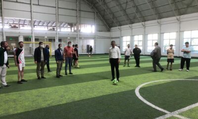 AK Gençlik spor faaliyetlerinin ilk vuruşunu Başkan Çopuroğlu yaptı