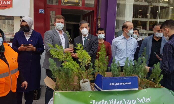 AK Parti, Dünya Çevre Günü’nde Karabük’te fidan dağıttı