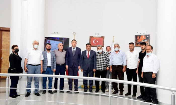 AK Parti yerel yönetimlerden Başkan Gürkan’a ziyaret