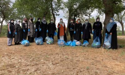 Ak Partili kadınlardan çevre temizliği