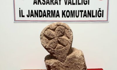 Aksaray jandarmadan tarihi eser kaçakçılarına darbe
