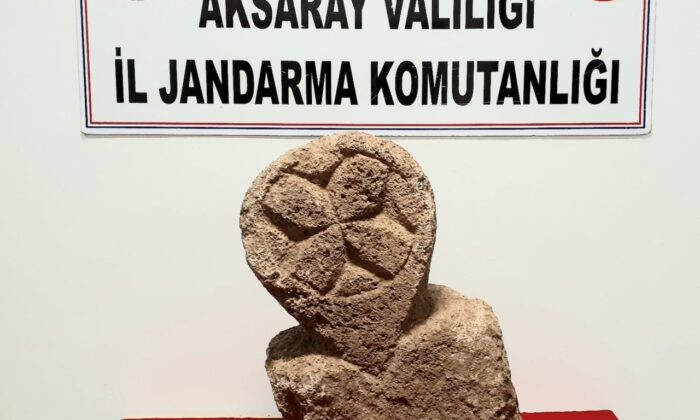 Aksaray jandarmadan tarihi eser kaçakçılarına darbe