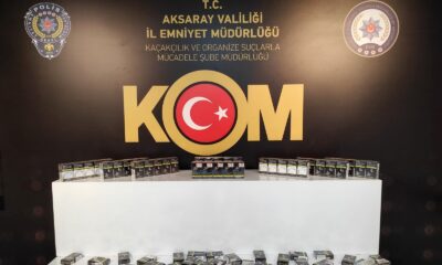 Aksaray’da kaçak alkol ve kaçak sigara operasyonu
