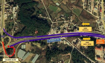 Aksu ilçesi Isparta katlı kavşağı trafiğe kapatılacak