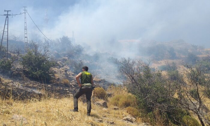 Alevler tüm Bodrum’dan görüldü