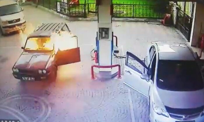 Alevlerin arasından böyle çıktı