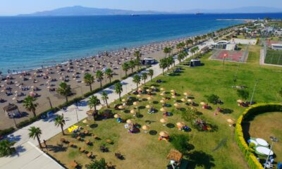 Aliağa Ağapark Plajı 5. kez Mavi Bayrak ile taçlandırıldı