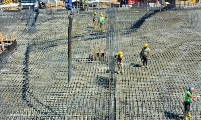 Aliağa Mesleki ve Çevresel Hastalıklar Hastanesi inşaatında yoğun mesai