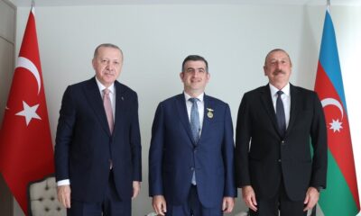 Aliyev’den Haluk Bayraktar’a Karabağ Nişanı