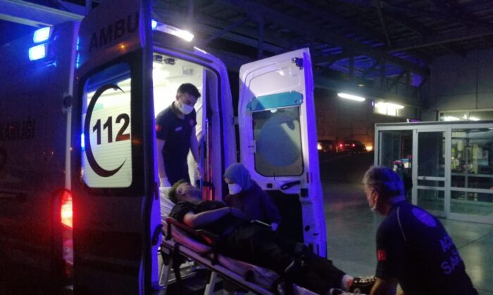 Alkollü şahıs ekiplere zor anlar yaşattı