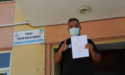 Almanya’da aşı randevusu alamayan vatandaş, memleketi Tunceli’de aşısını oldu