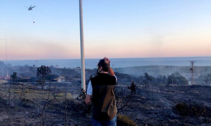 Altınkum’da 20 dekar makilik alan yandı