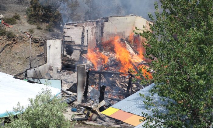 Amasya’da yangın