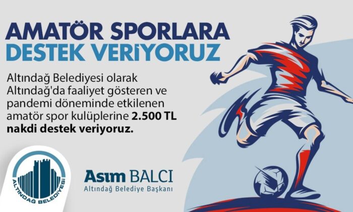 Amatör spora pandemi desteği
