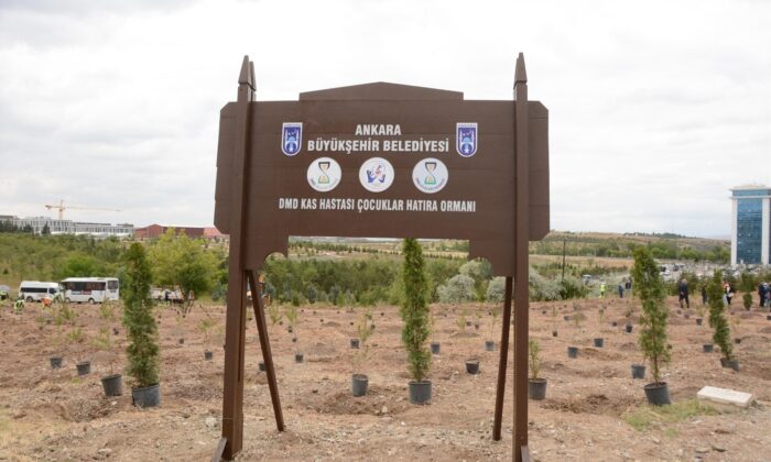 Ankara’da DMD kas hastaları için hatıra ormanı
