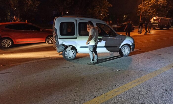 Ankara’da kaza, kazayı getirdi: 1 yaralı