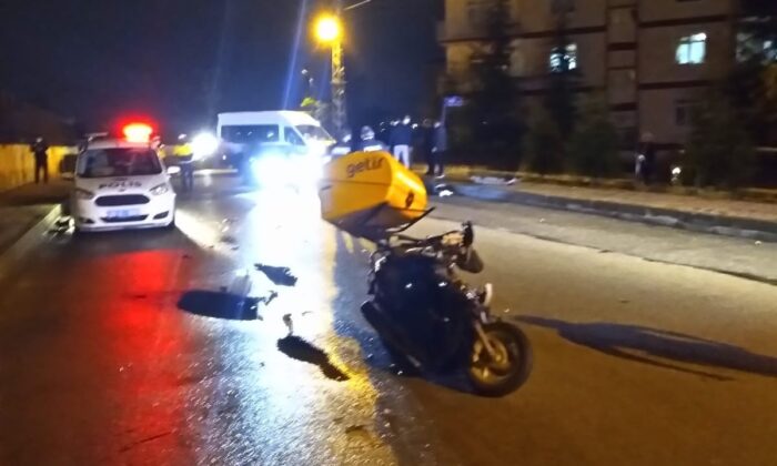 Ankara’da otomobil ile motosiklet çarpıştı: 1 ağır yaralı