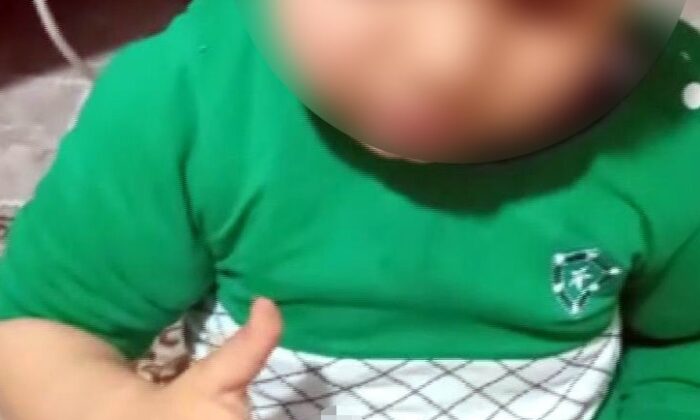 Annenin çocuğuna işkencesi kamerada