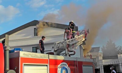 Antalya’da korkutan otel yangını