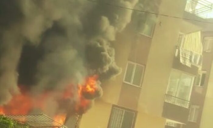 Antalya’da korkutan yangında ev alev topuna döndü