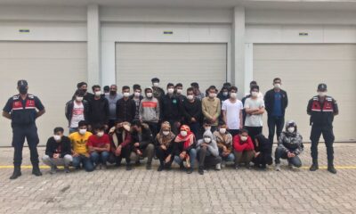 Antalya’da ormanlık 73 düzensiz göçmen yakalandı