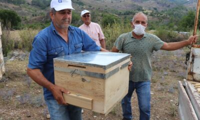 Arıcılara kovan hibesi yapıldı , çiftçilere sertifikaları verildi