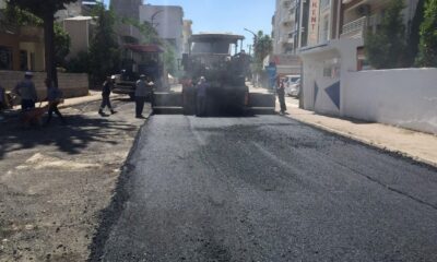 Arzumkent Caddesi asfaltlanıyor