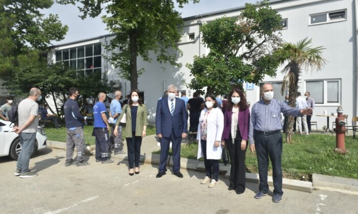 Aşı seferberliğine BUSKİ de katıldı