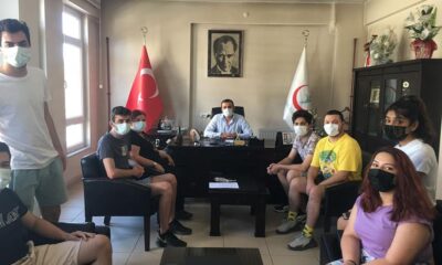 Aşıya gelen gençler misafir edildi