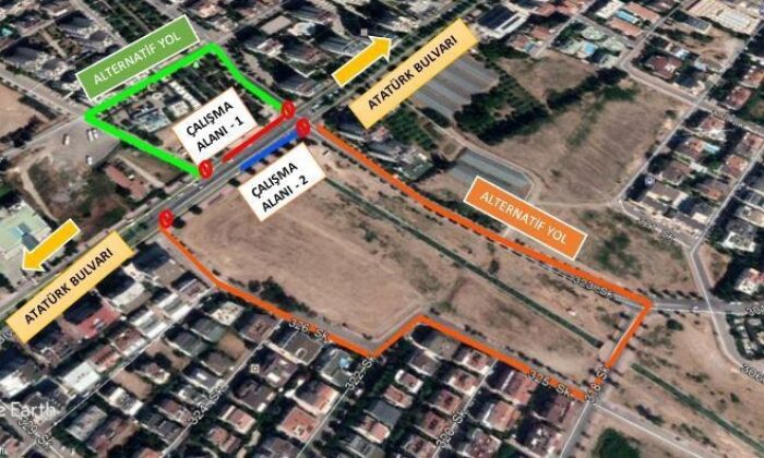 Atatürk Bulvarı’nın bir kısmı trafiğe kapatılacak