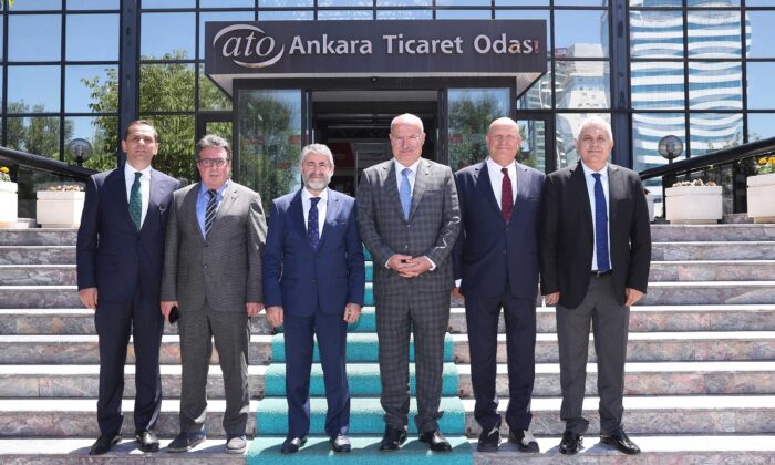 ATO Başkanı Baran, Hazine ve Maliye Bakan Yardımcısı Nureddin Nebati’yi konuk etti